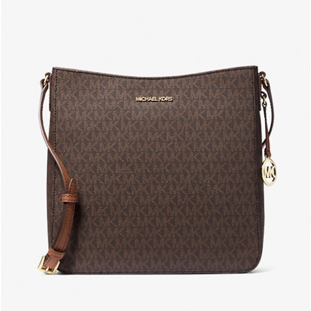 Michael Kors Jet Set Travel Large Logo Messenger Bag